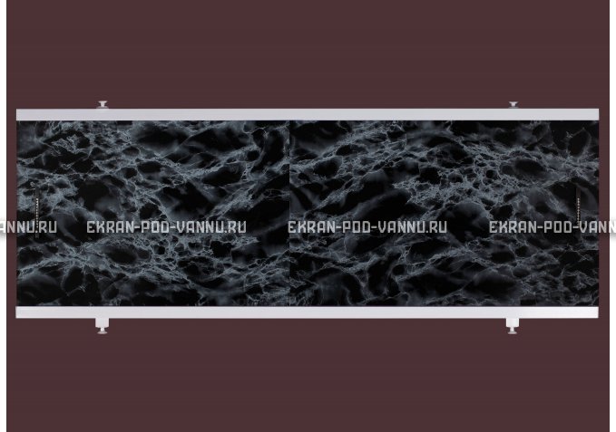 Экран EUROPLEX Универсал черный мрамор – купить по цене 6250 руб. в интернет-магазине в городе Ставрополь картинка 1