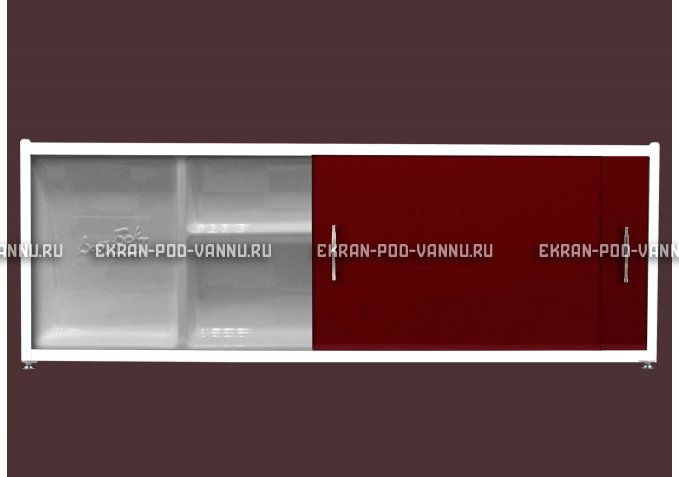 Экран с полочкой - Бордо – купить по цене 6880 руб. в интернет-магазине в городе Ставрополь картинка 1
