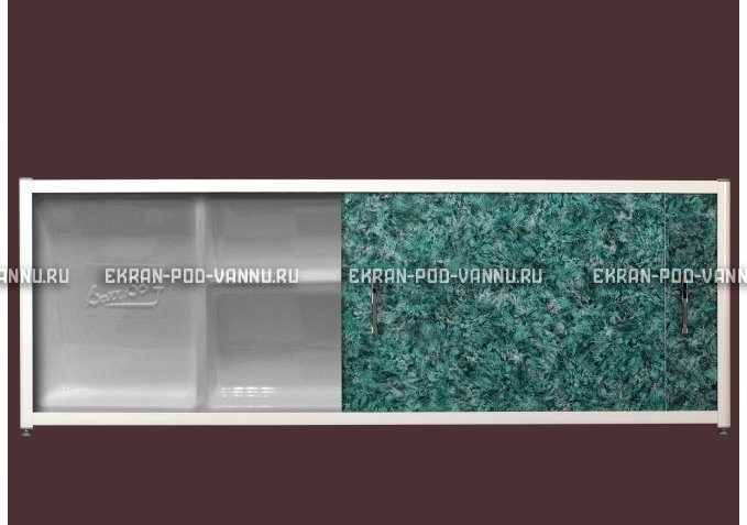 Экран с полкой - Малахит – купить по цене 6280 руб. в интернет-магазине в городе Ставрополь картинка 1