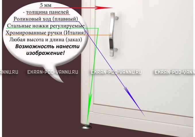 Экран на роликах EUROPLEX изображение 099 – купить по цене 12400 руб. в интернет-магазине в городе Ставрополь картинка 2