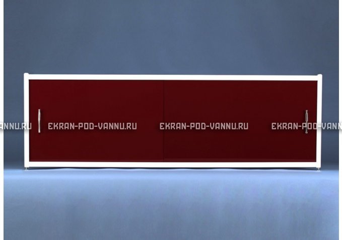 Торцевой экран EUROPLEX Комфорт бордовый – купить по цене 8760 руб. в интернет-магазине в городе Ставрополь картинка 2