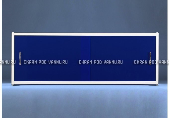 Раздвижной экран EUROPLEX Комфорт синий – купить по цене 6750 руб. в интернет-магазине в городе Ставрополь картинка 1