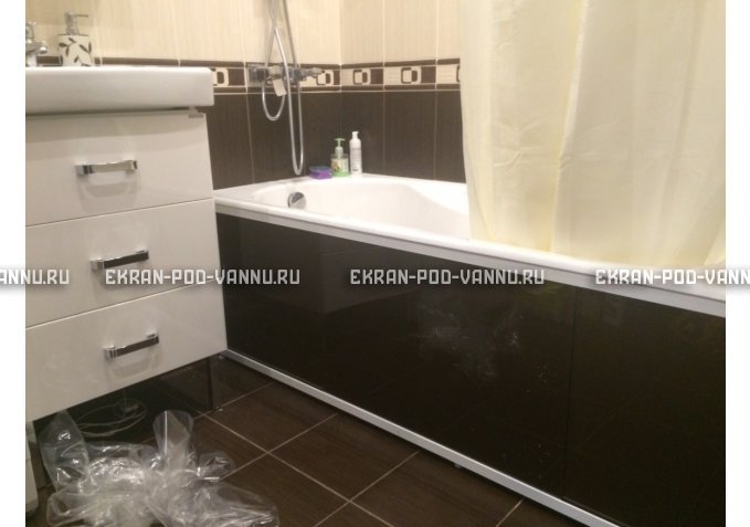 Раздвижной экран EUROPLEX Комфорт шоколад – купить по цене 6750 руб. в интернет-магазине в городе Ставрополь картинка 3