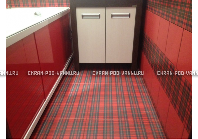 Экран раздвижной EUROPLEX Комфорт красный – купить по цене 6250 руб. в интернет-магазине в городе Ставрополь картинка 3