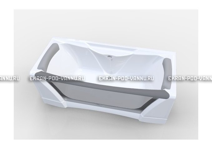 Прозрачная ванна 1MarKa Dolce Vita 180x80 – купить по цене 43200 руб. в интернет-магазине в городе Ставрополь картинка 2
