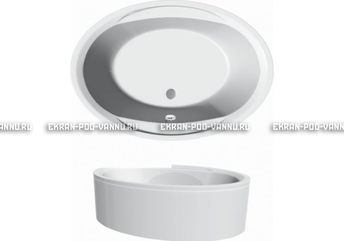 Акриловая ванна Vayer Opal 180x120 – купить по цене 33850 руб. в интернет-магазине в городе Ставрополь картинка 3
