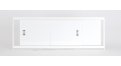 Экран из МДФ EMMY Монро 170 белый в алюминиевой раме – купить по цене 5800 руб. в интернет-магазине в городе Ставрополь картинка 53