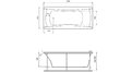 Акриловая ванна Relisan Loara 180x80 – купить по цене 23580 руб. в интернет-магазине в городе Ставрополь картинка 17