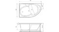 Акриловая ванна Relisan Sofi 170x105 – купить по цене 23480 руб. в интернет-магазине в городе Ставрополь картинка 17