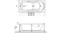 Акриловая ванна Relisan Elvira 150x75 – купить по цене 15260 руб. в интернет-магазине в городе Ставрополь картинка 13