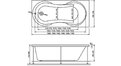 Акриловая ванна Relisan Lada 120x70 – купить по цене 10590 руб. в интернет-магазине в городе Ставрополь картинка 13
