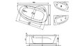 Акриловая ванна Relisan Zoya 140x90 – купить по цене 19000 руб. в интернет-магазине в городе Ставрополь картинка 13