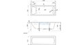 Акриловая ванна 1MarKa Modern 120x70 – купить по цене 7600 руб. в интернет-магазине в городе Ставрополь картинка 17