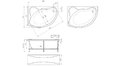 Акриловая ванна 1MarKa Catania 160x100 – купить по цене 17650 руб. в интернет-магазине в городе Ставрополь картинка 13
