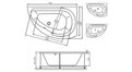 Акриловая ванна Vayer Ismena 160x105 – купить по цене 28350 руб. в интернет-магазине в городе Ставрополь картинка 21