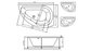 Акриловая ванна Vayer Ismena 160x105 – купить по цене 28350 руб. в интернет-магазине в городе Ставрополь картинка 10